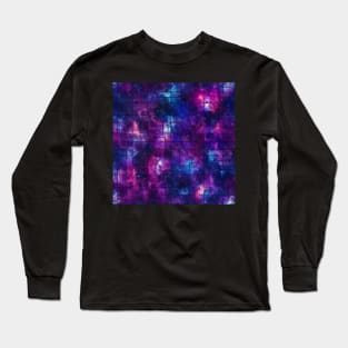 Endless Universe - Infinite Space Seamless Pattern Long Sleeve T-Shirt